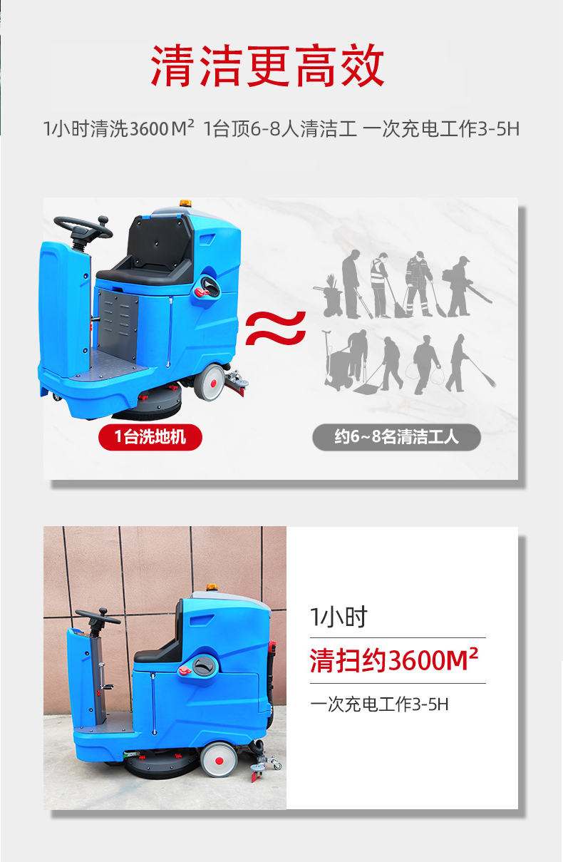 晋城驾驶式洗地机更适合用在高铁站